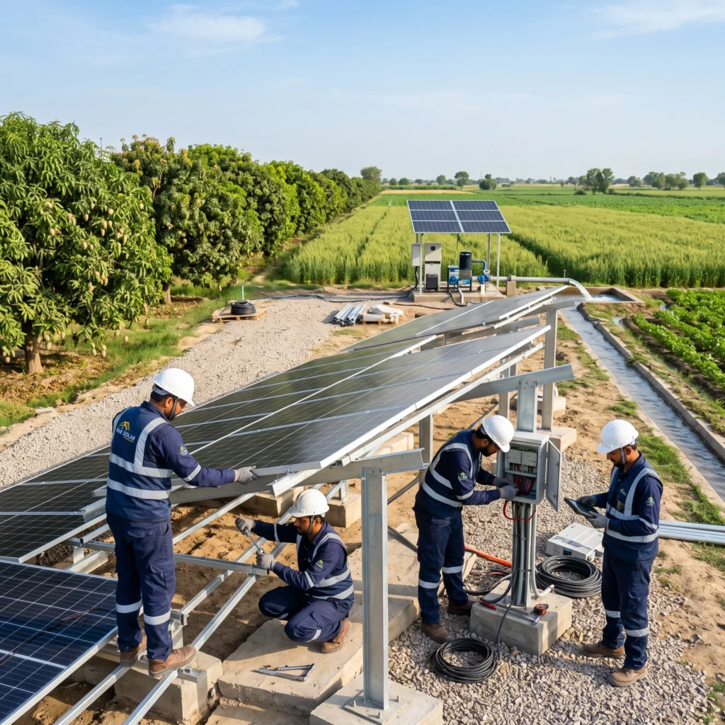Agricultural Solar Panel Installation