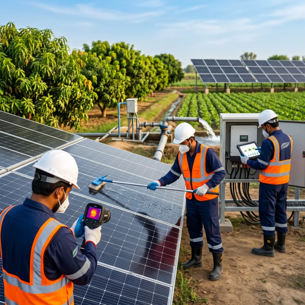 Agricultural Solar System Maintenance