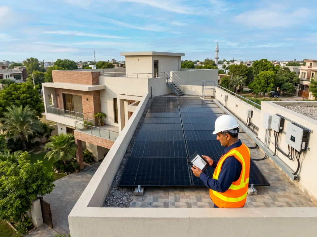 Completed Residential Solar Project